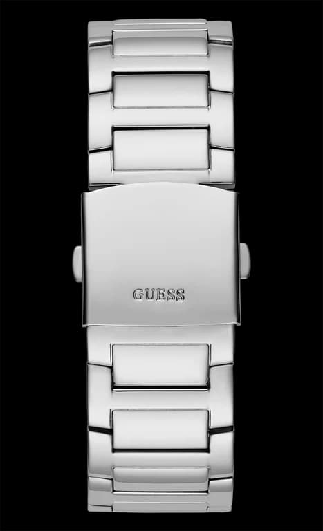 Montre Guess King GW0497G1 bracelet acier argent boîtier strass pour homme vue 4