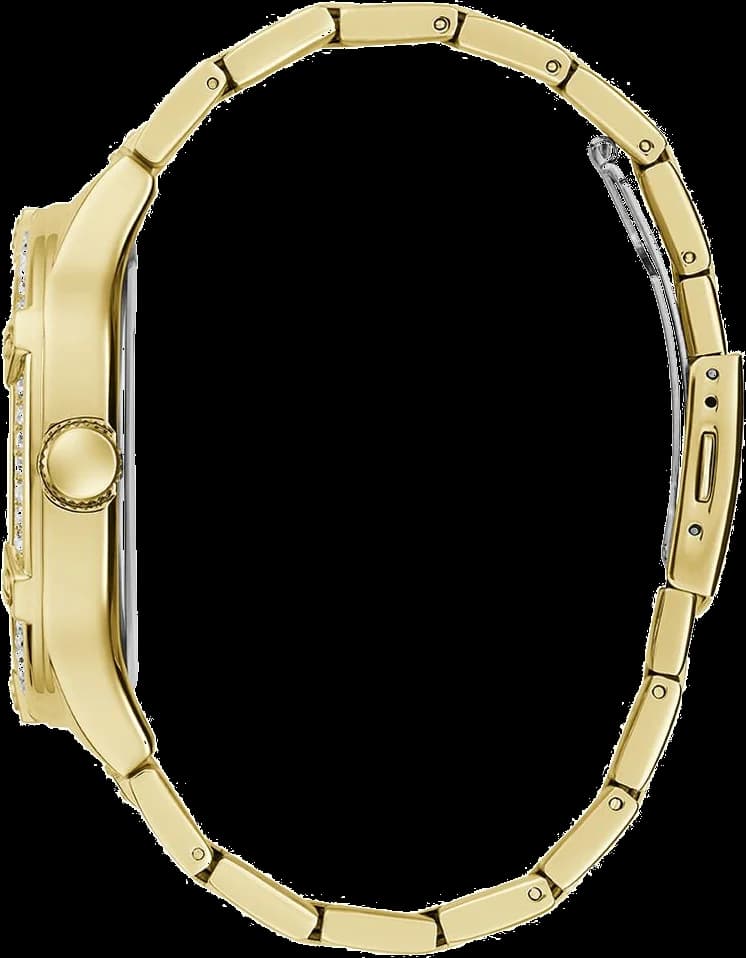 Montre Homme Guess Duke GW0576G2 en Acier Doré, Cadran Noir Multifonction vue 3