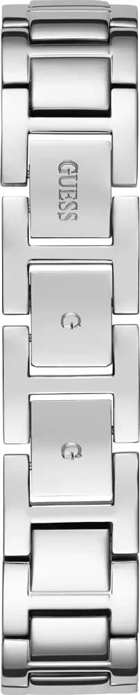 Lunette boîtier Guess GW0603L1 boîtier carré 32mm acier 316L, lunette lisse polie, verre minéral