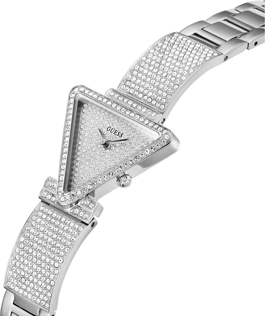 Attache bracelet Guess GW0644L1 en acier inoxydable bicolore, fermoir déployant à double bouton