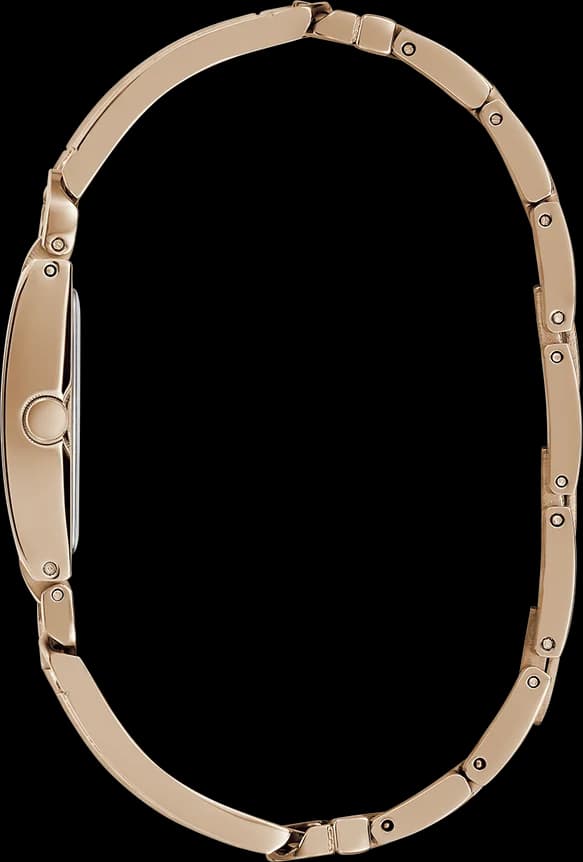 Attache bracelet Guess GW0668L3 en acier inoxydable bicolore mailles milanaises fermoir déployante