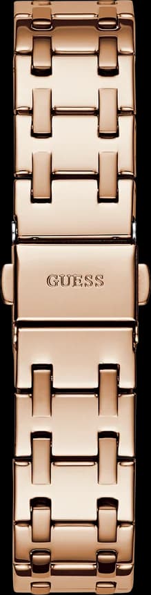 Montre Femme Guess Desire GW0770L3 - Cadran Rouge Bordeaux Nacré, Bracelet Acier Or Rose vue 3