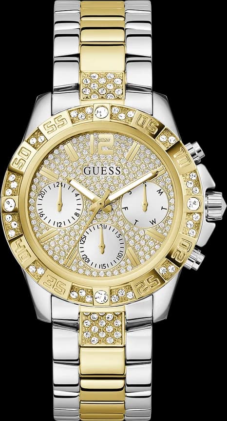 Montre Guess GW0771L3 Femme Bicolore Acier et Cristaux