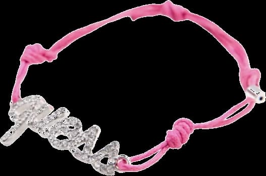 Bracelet Guess en nylon ajustable pour femme, logo incrusté de zirconium