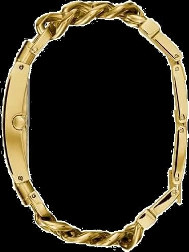 Attache bracelet Guess U1117L5 en acier inoxydable maillé G-Link avec fermoir déployant papillon à boutons poussoirs