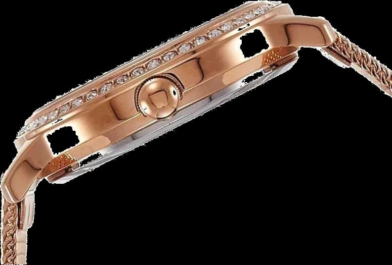 Montre Guess Femme W0647L2 Cadran Blanc Bracelet Acier Or Rose vue 2