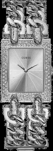 Montre Femme Guess Heavy Metal W95088L1 en Acier Argenté avec Strass