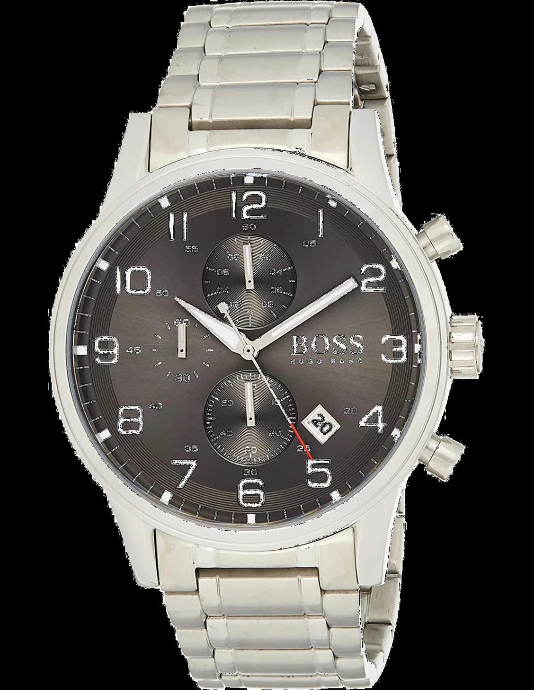Montre Homme Hugo Boss 1513181 Acier Inoxydable Argent Cadran Gris