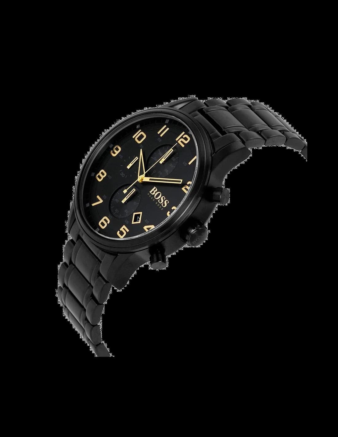 Visage cadran Hugo Boss 1513275 compteurs chronographe à 6h, 9h et 12h, aiguille centrale rouge pour le chrono