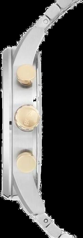 Visage cadran Hugo Boss 1513499 affichage date 4h30 index appliqués bâtons aiguilles squelettes luminescentes