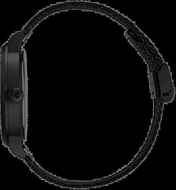 Attache bracelet Hugo Boss 1513636 maillons milanais en acier inoxydable avec boucle déployante ajustable