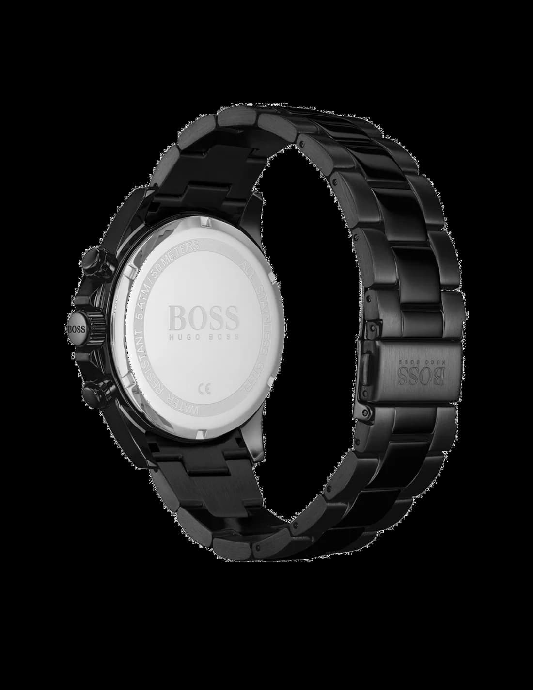 Visage cadran Hugo Boss 1513754 avec index appliqués, compteurs chronographe et date à 4h30