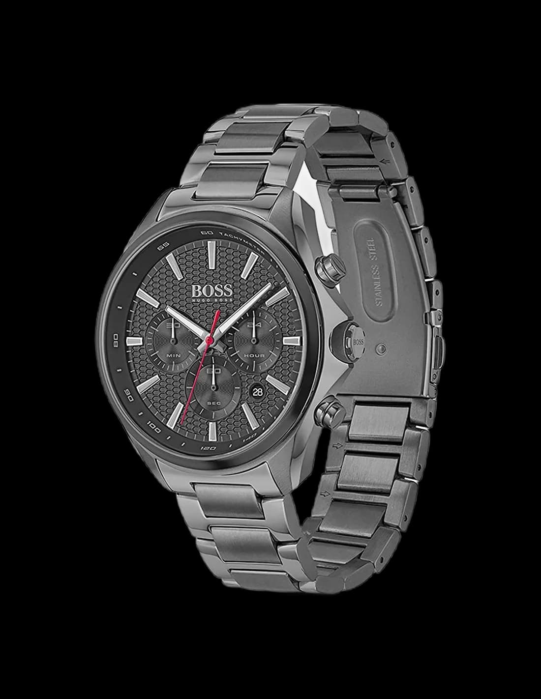 Montre Homme Hugo Boss Distinct Chrono 1513858 - Chronographe Quartz Gris Acier vue 2