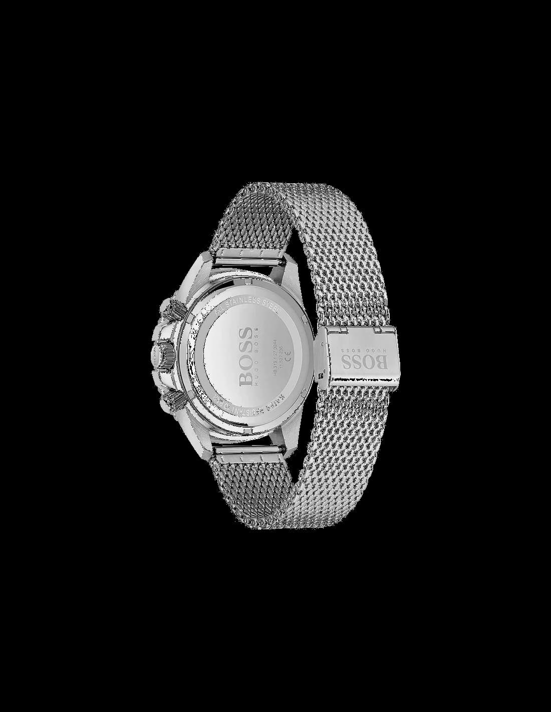 Montre Homme Hugo Boss Admiral 1513904 Chronographe Cadran Noir Bracelet Acier vue 3