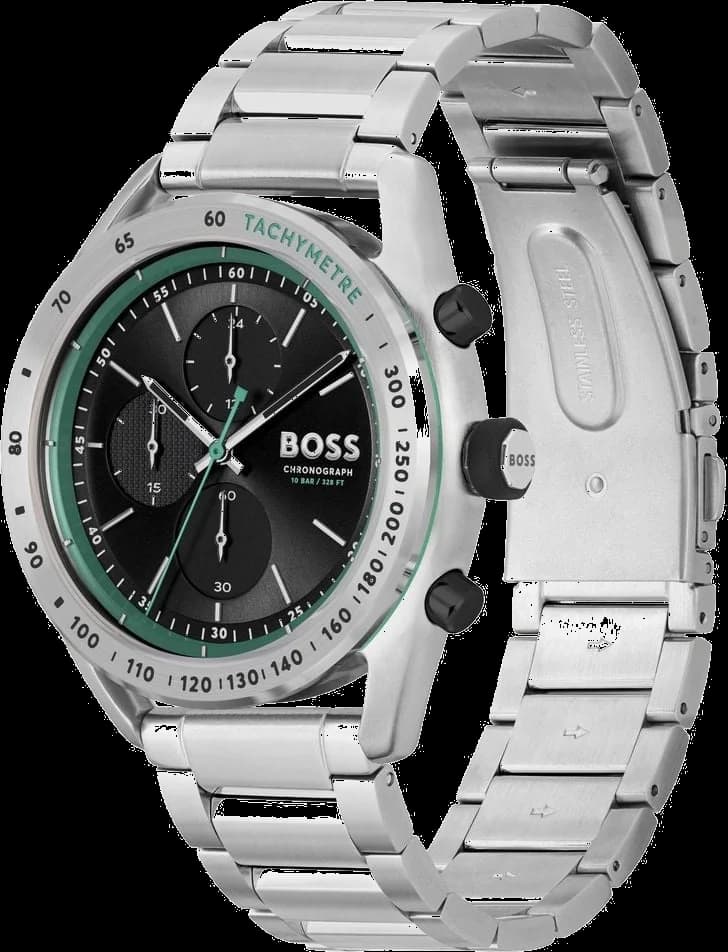 Montre Homme Hugo Boss Center Court 1514023 Acier Argent Cadran Noir vue 2