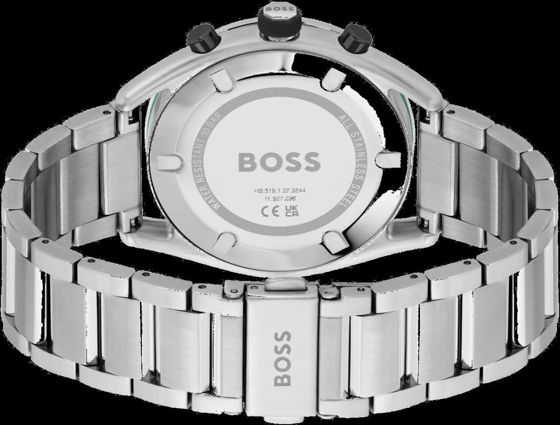 Montre Homme Hugo Boss Center Court 1514023 Acier Argent Cadran Noir vue 4