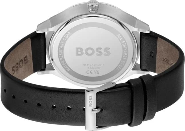 Montre Homme Hugo Boss Tyler 1514102 Cadran Multifonctions Noir Bracelet Cuir vue 3