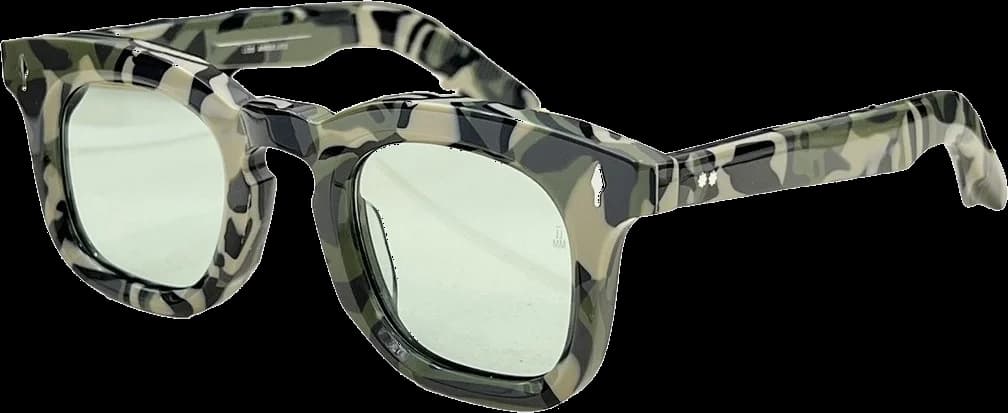 Lunettes de Soleil Jacques Marie Mage Devaux - Réf. 110092 - Acétate Camouflage Unisexe vue 2