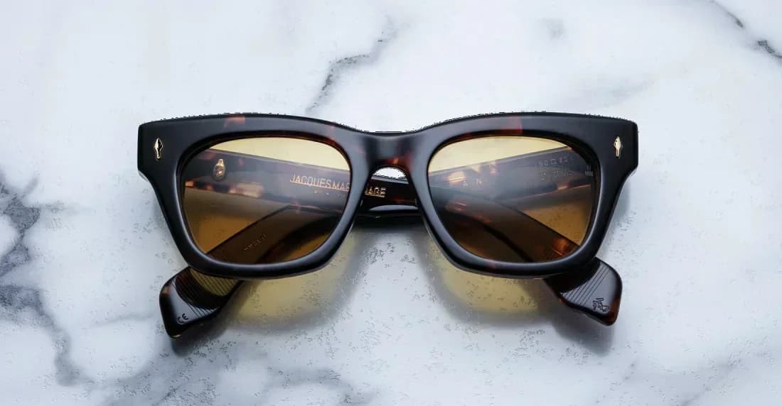 Lunettes de Soleil Jacques Marie Mage Devaux - Acétate Transparent - Unisexe vue 4