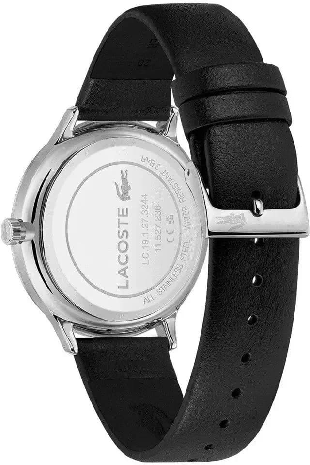 Montre Lacoste Homme Réf. 2011226 - Cadran Multifonctions Noir, Bracelet Cuir vue 3