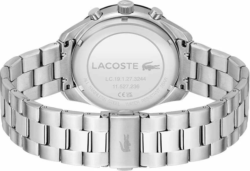 Montre Lacoste Homme Réf. 2011272 - Boîtier Acier Bicolore, Cadran Noir Multifonctions vue 3