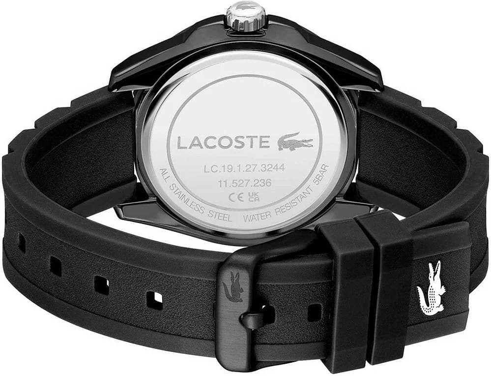 Montre Homme Lacoste 2011284 - Cadran et Bracelet Noir en Silicone vue 3