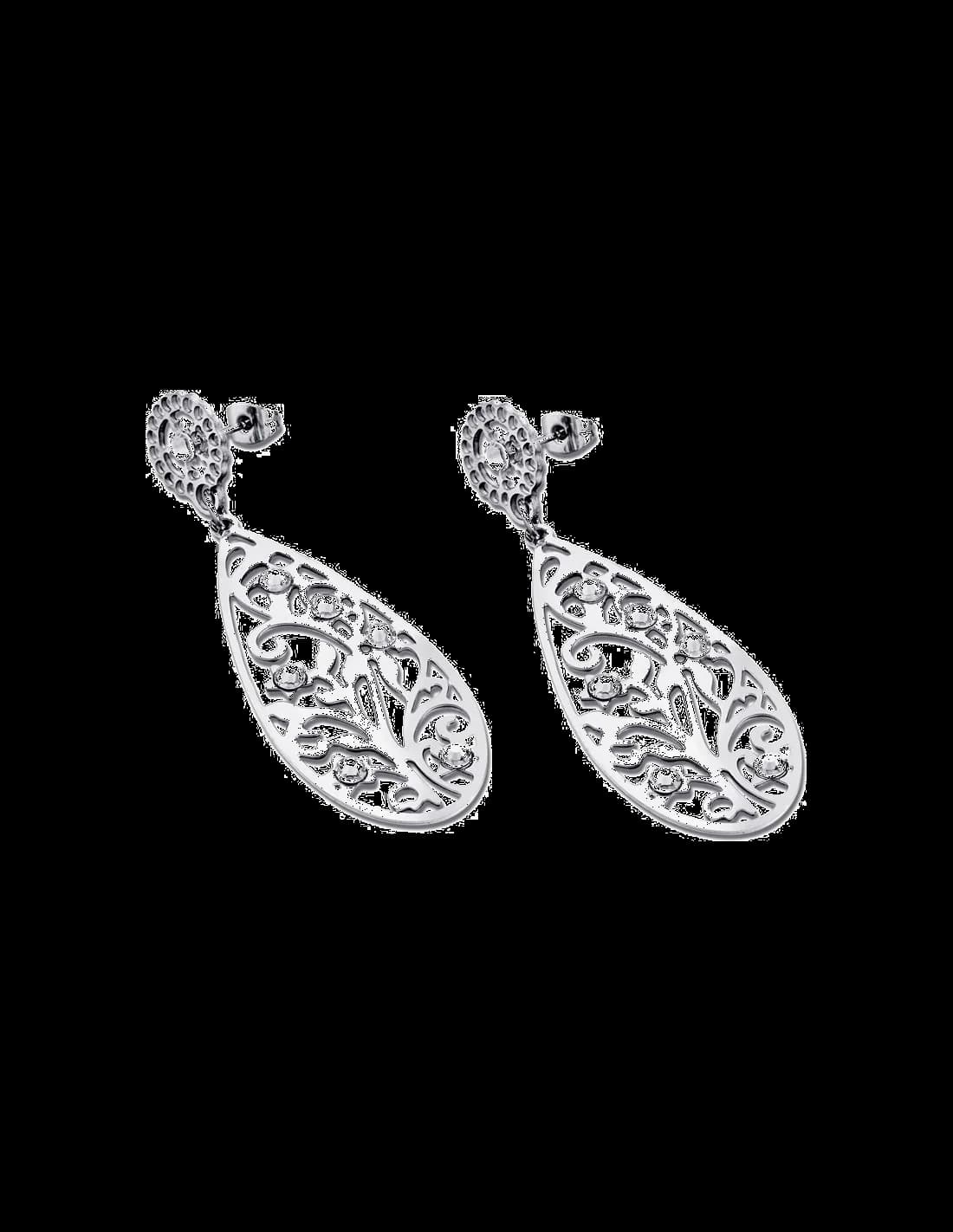 Boucles d'oreilles Lotus Privilege LS1594-4/1 en acier argenté pour femme