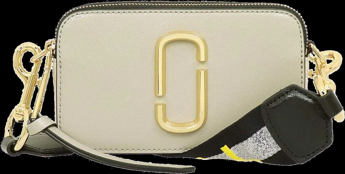 Sac à main bandoulière Marc Jacobs The Snapshot M0014146 - Cuir - Femme vue 2