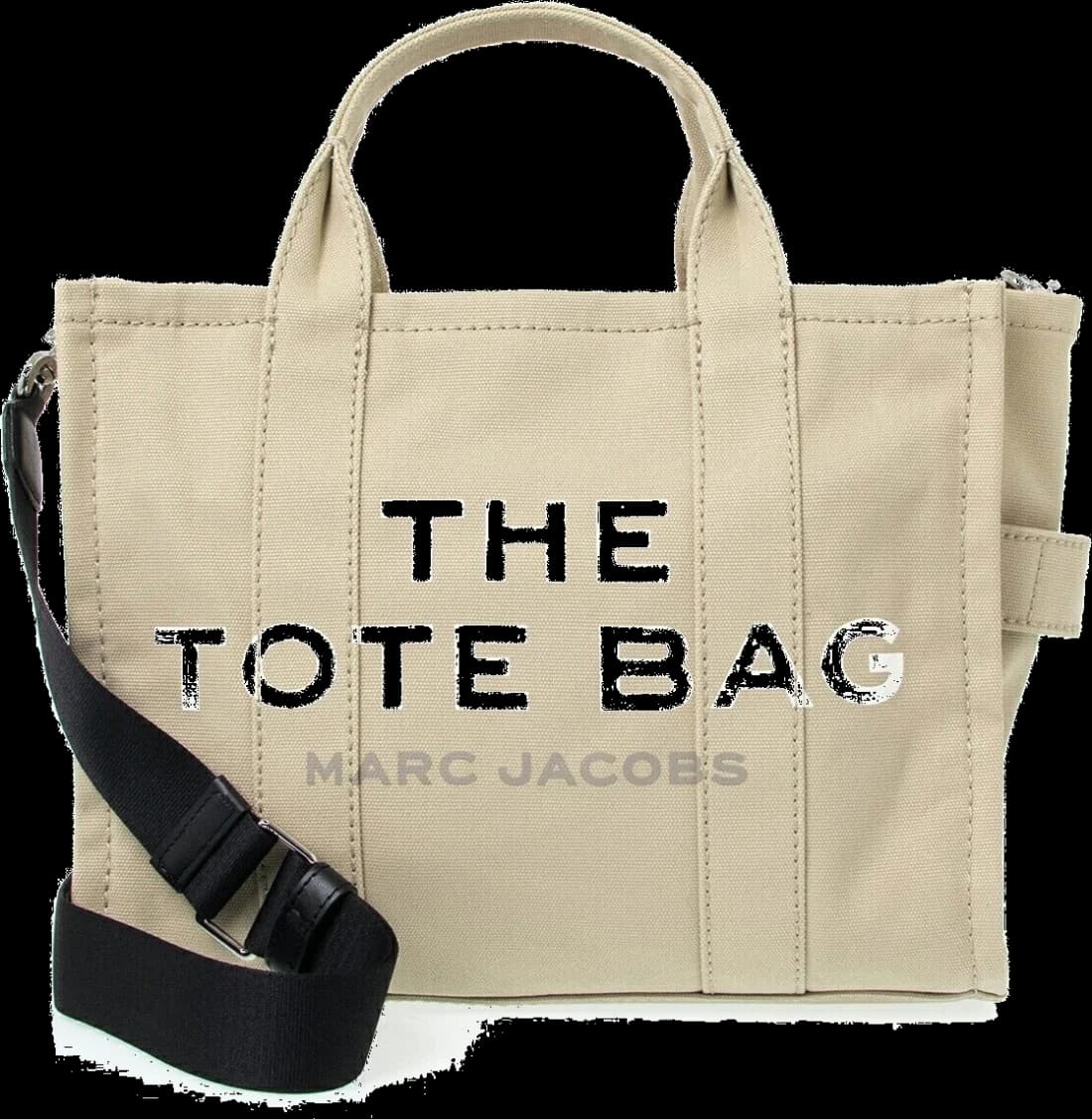 Sac à main Marc Jacobs The Medium Tote Bag en toile - Réf. M0016161 vue 3