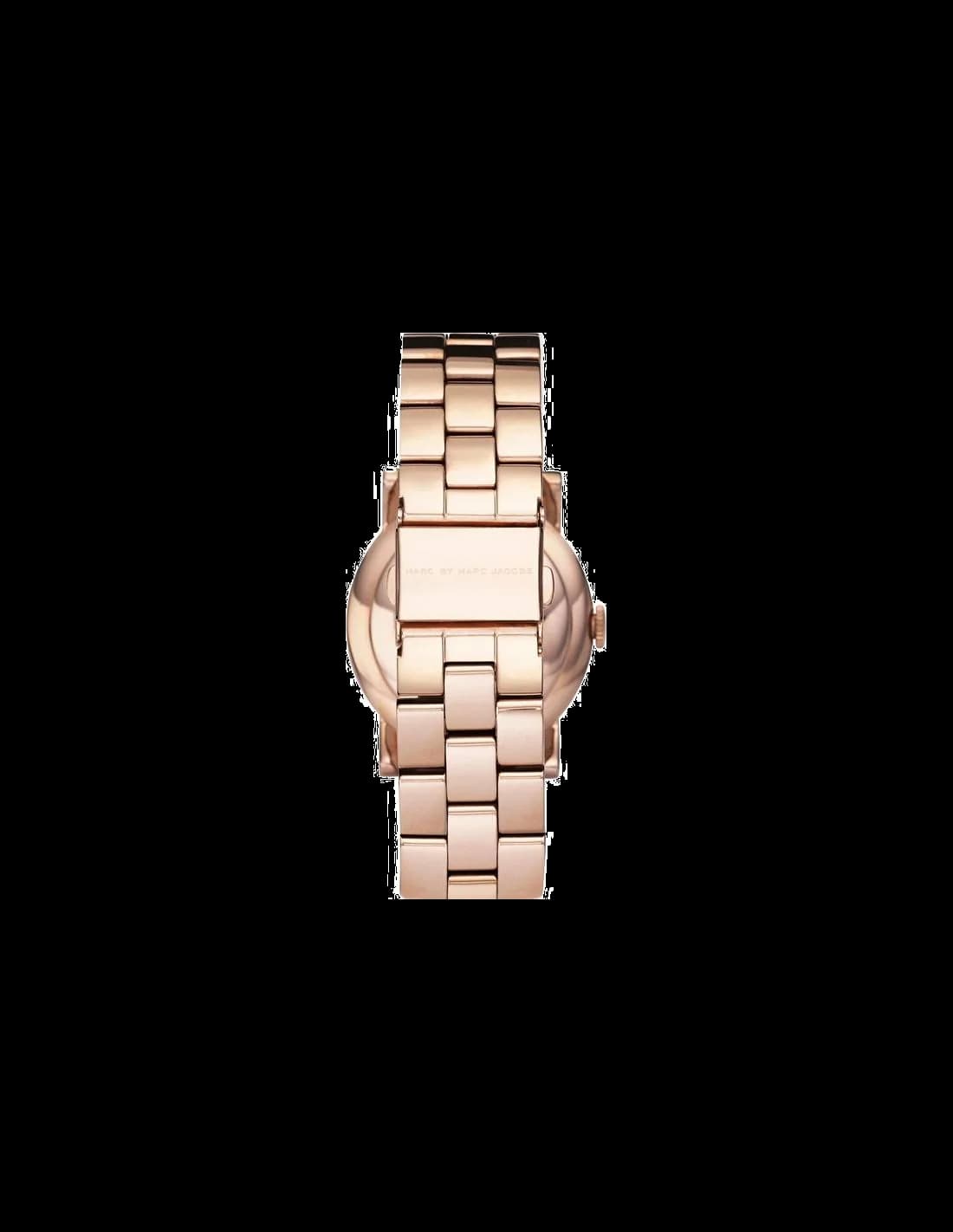 Montre Femme Marc Jacobs Amy MBM3077 en acier or rose vue 2