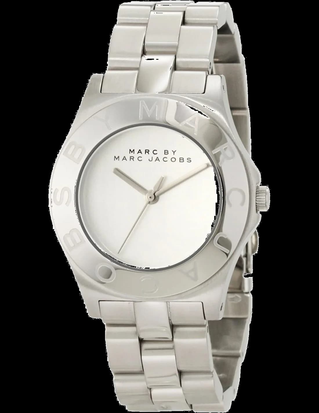 Montre Femme Marc Jacobs Blade MBM3125 en acier argenté, cadran épuré