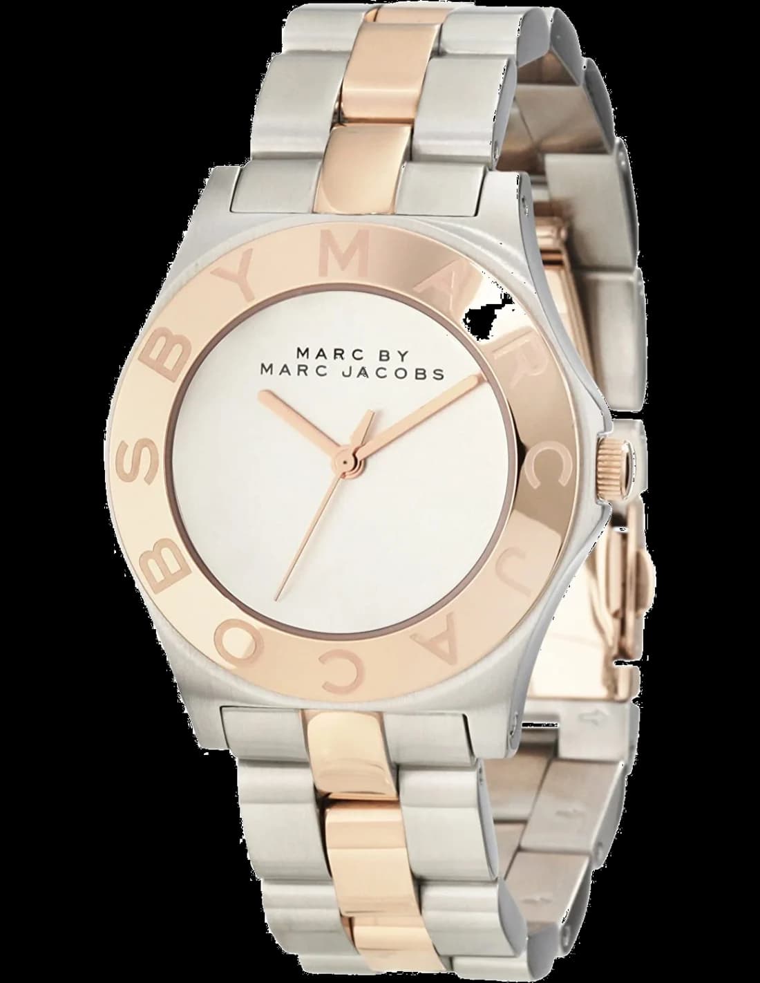 Montre Femme Marc Jacobs MBM3129 - Cadran et bracelet acier et or rose - 36mm