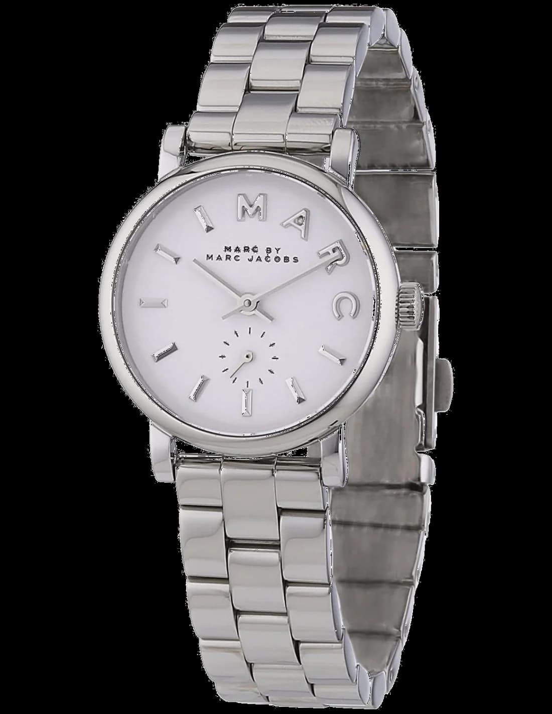 Montre Femme Marc Jacobs Baker MBM3246 Cadran Blanc Acier Inoxydable