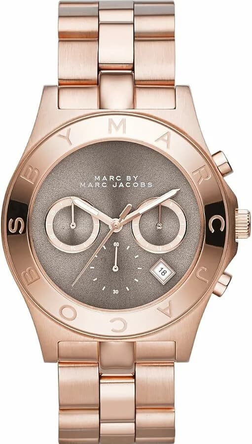 Montre Marc Jacobs MBM3308 Chronographe Femme en Acier Or Rose