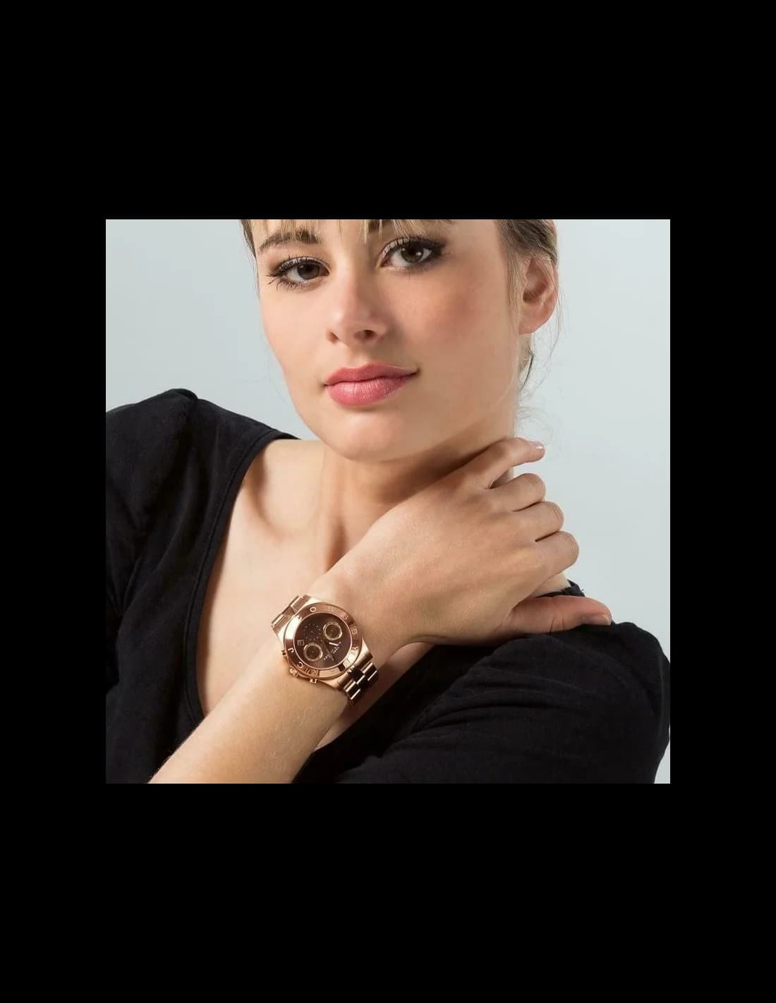 Montre Marc Jacobs MBM3308 Chronographe Femme en Acier Or Rose vue 4