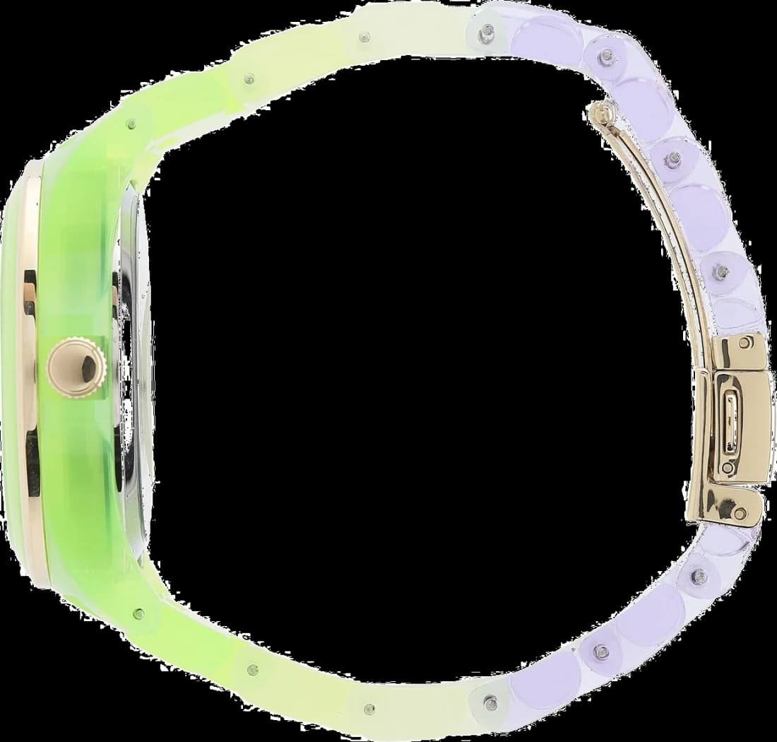 Montre Femme Marc Jacobs Henry MBM4569 Cadran Squelette Vert et Acier vue 2
