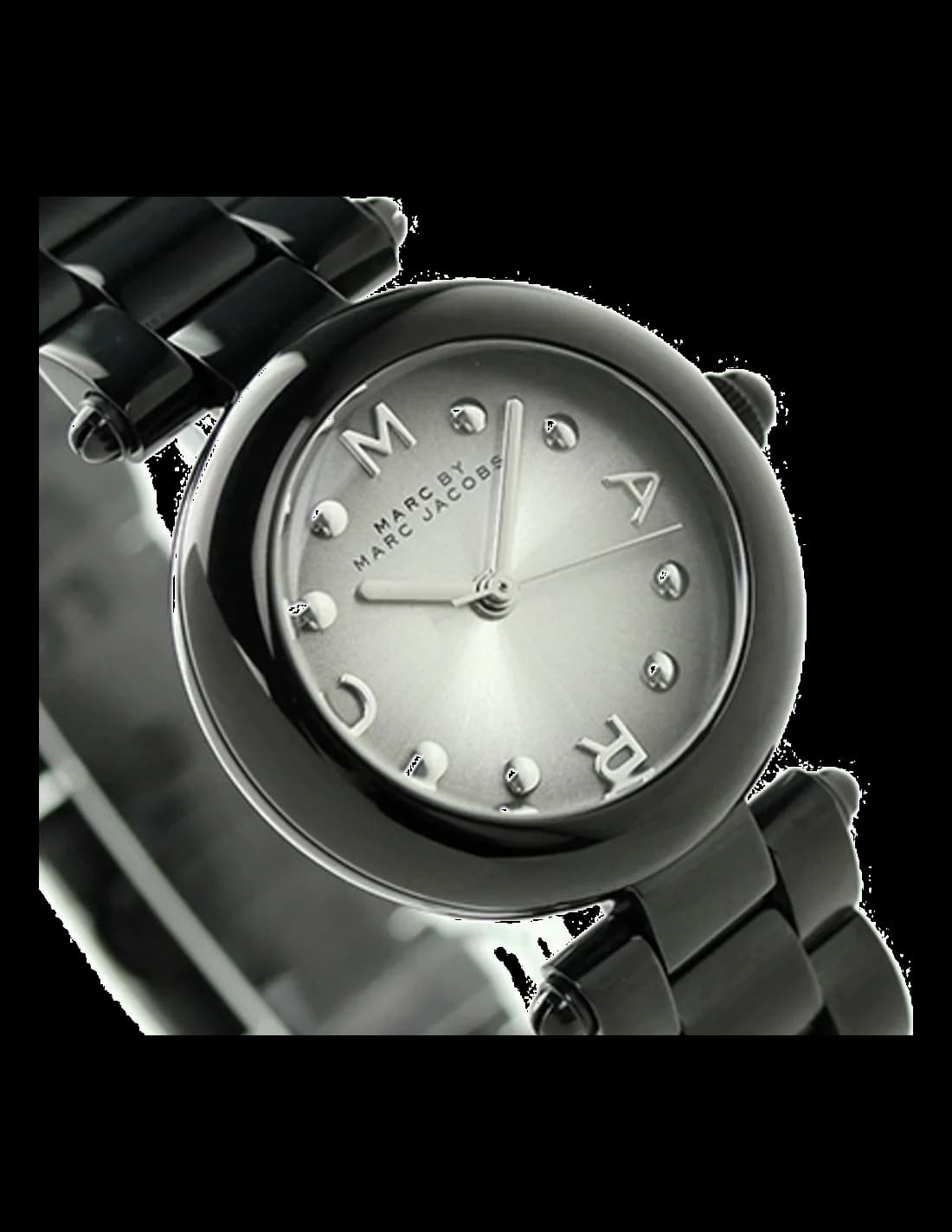 Montre Femme Marc Jacobs Dotty MJ3453 Noire Acier vue 2