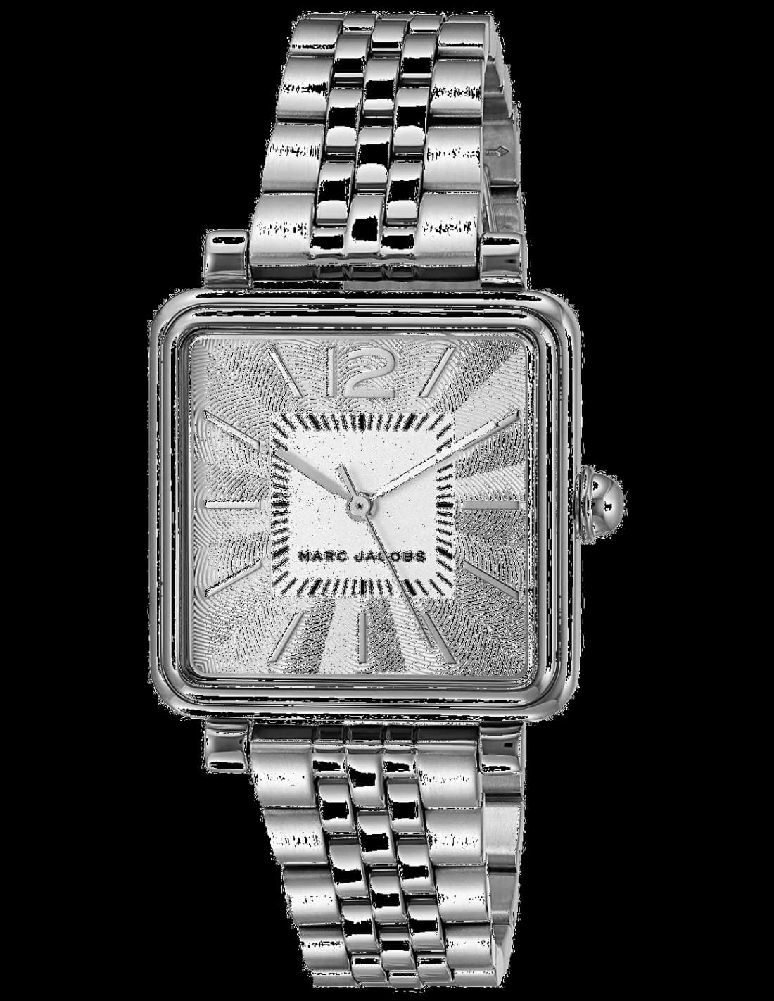 Montre Femme Marc Jacobs MJ3461 en Acier Argent à Cadran Carré
