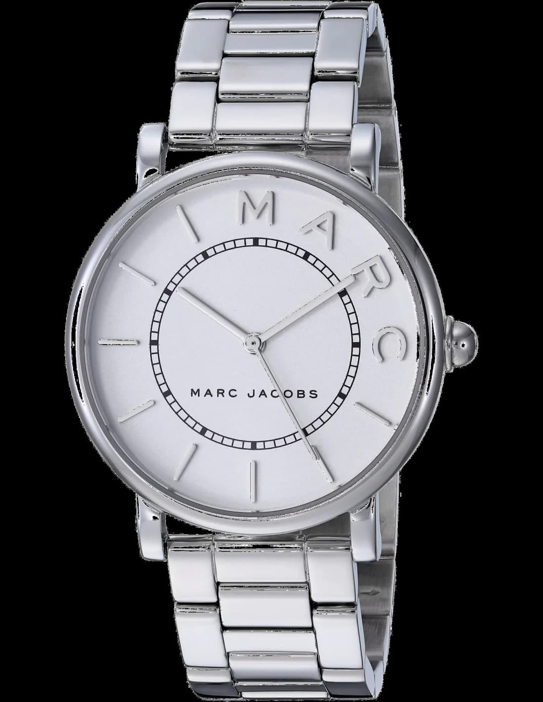 Montre Femme Marc Jacobs Roxy MJ3521 Cadran Blanc Bracelet Acier Argent
