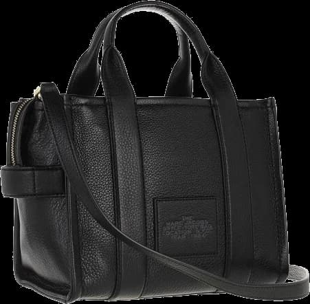 Sac à main Marc Jacobs The Mini Tote Bag en cuir grainé - Réf. H009L01SP21 vue 11