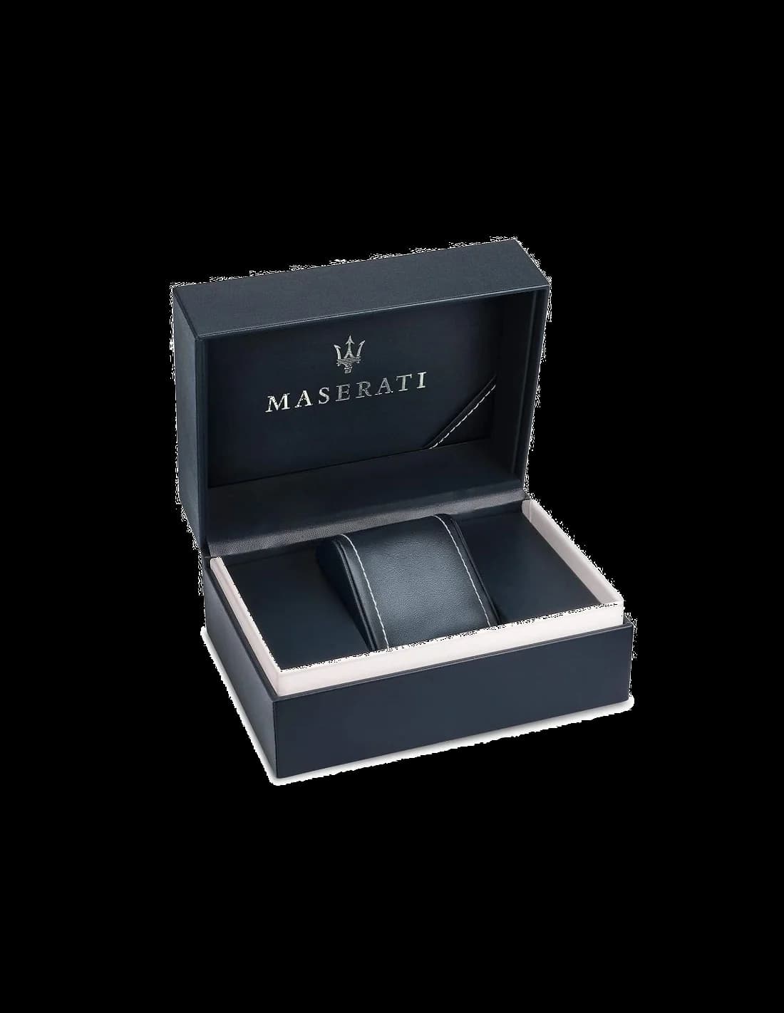 Montre Homme Maserati Potenza R8821108027 Automatique Squelette - Boîtier Noir, Cadran Doré, Bracelet Cuir vue 5