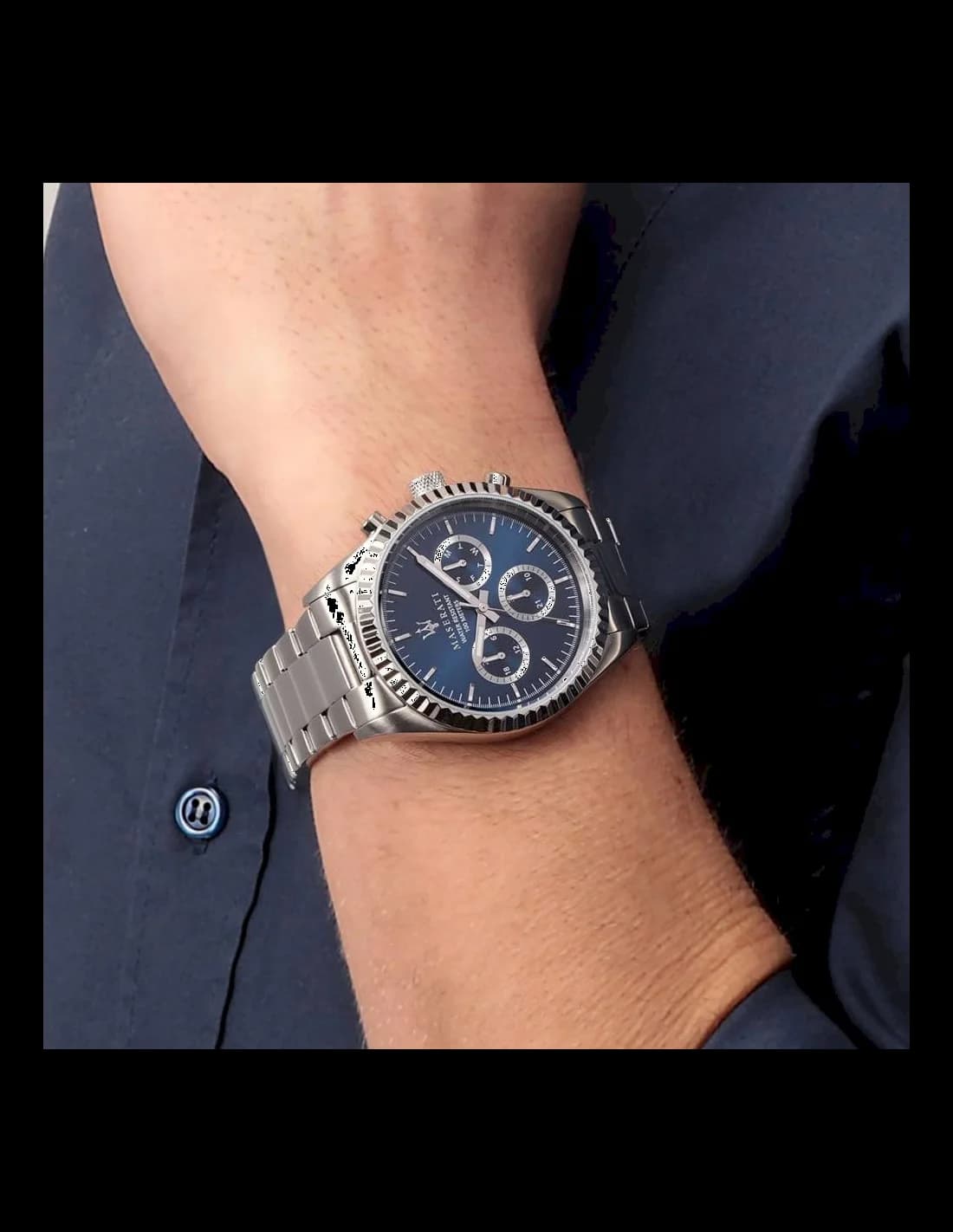 Montre Homme Maserati Competizione - Cadran bleu acier - Réf. R8853100022 vue 4