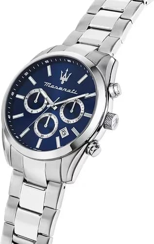 Montre Homme Maserati R8853151005 Acier Argenté Cadran Bleu vue 2