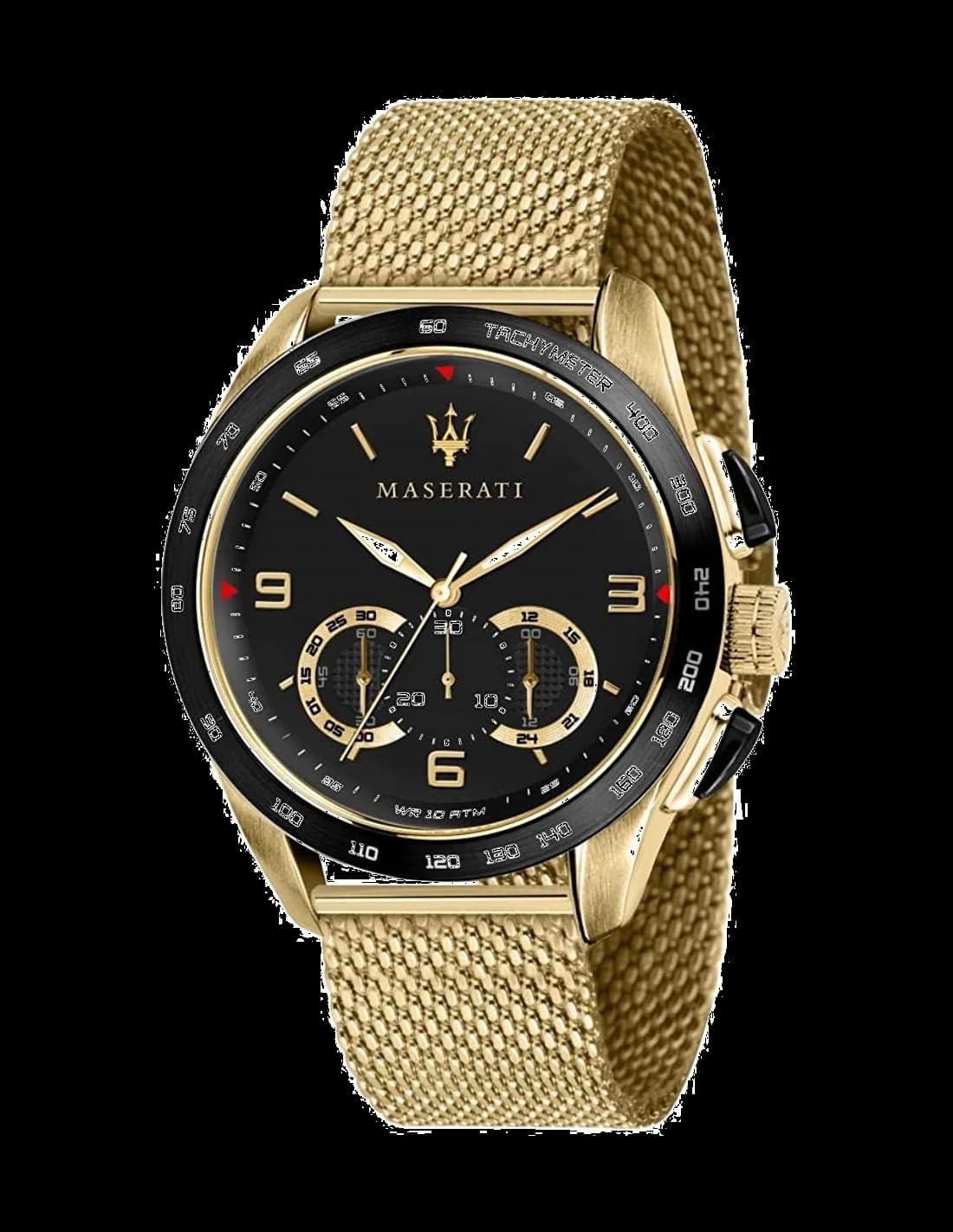 Garde-temps Maserati R8873612010 avec cadran gris soleillé et finition polie, style sport élégant