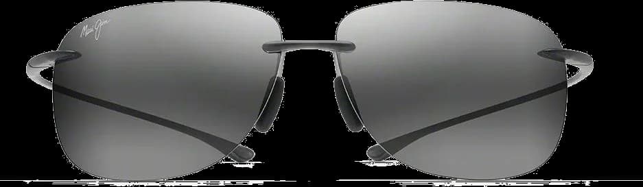 Lunettes de soleil Maui Jim Hikina MJ445-11M - Monture gris mat unisexe, verres polarisés gris