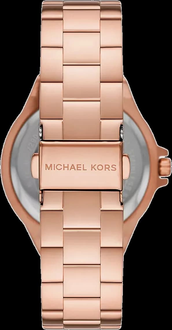 Visage cadran Michael Kors MK1063 doté d'index bâton et d'aiguilles dauphine pour une lisibilité optimale
