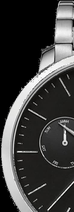 Visage cadran Michael Kors MK2965 avec index appliqués dorés, aiguilles luminescentes et compteurs chronographe pour mesure précise du temps