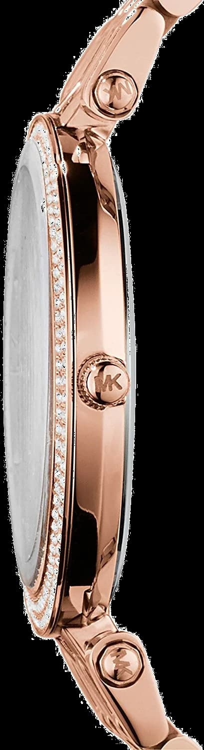 Montre Femme Michael Kors Darci MK3192 en Acier Or Rose à Cristaux vue 2