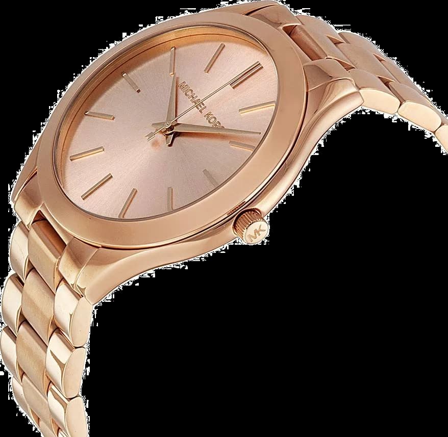 Montre Femme Michael Kors Runway MK3197 en Acier Or Rose vue 2