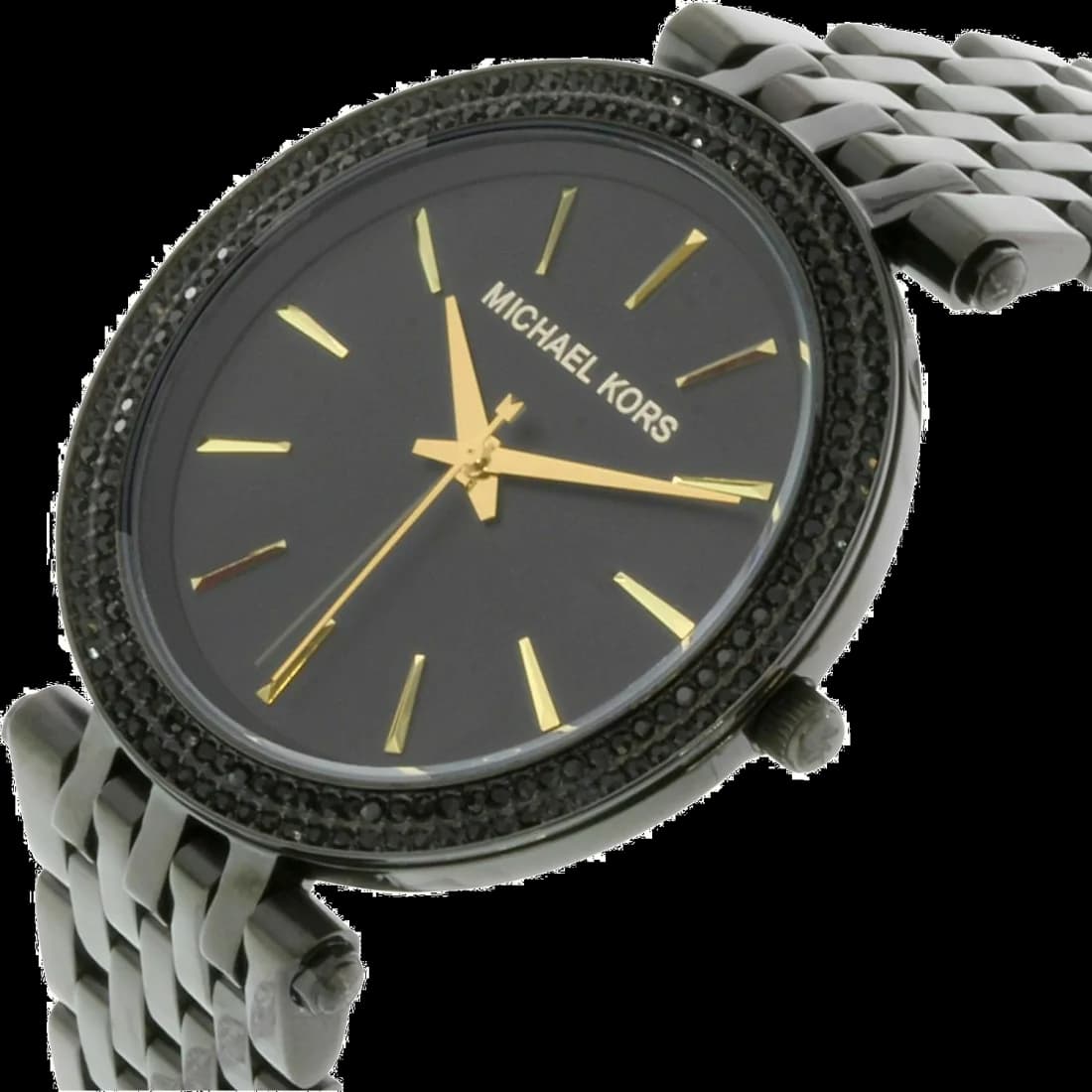 Montre Femme Michael Kors Darci MK3337 en Acier Noir à Brillants Noirs vue 2